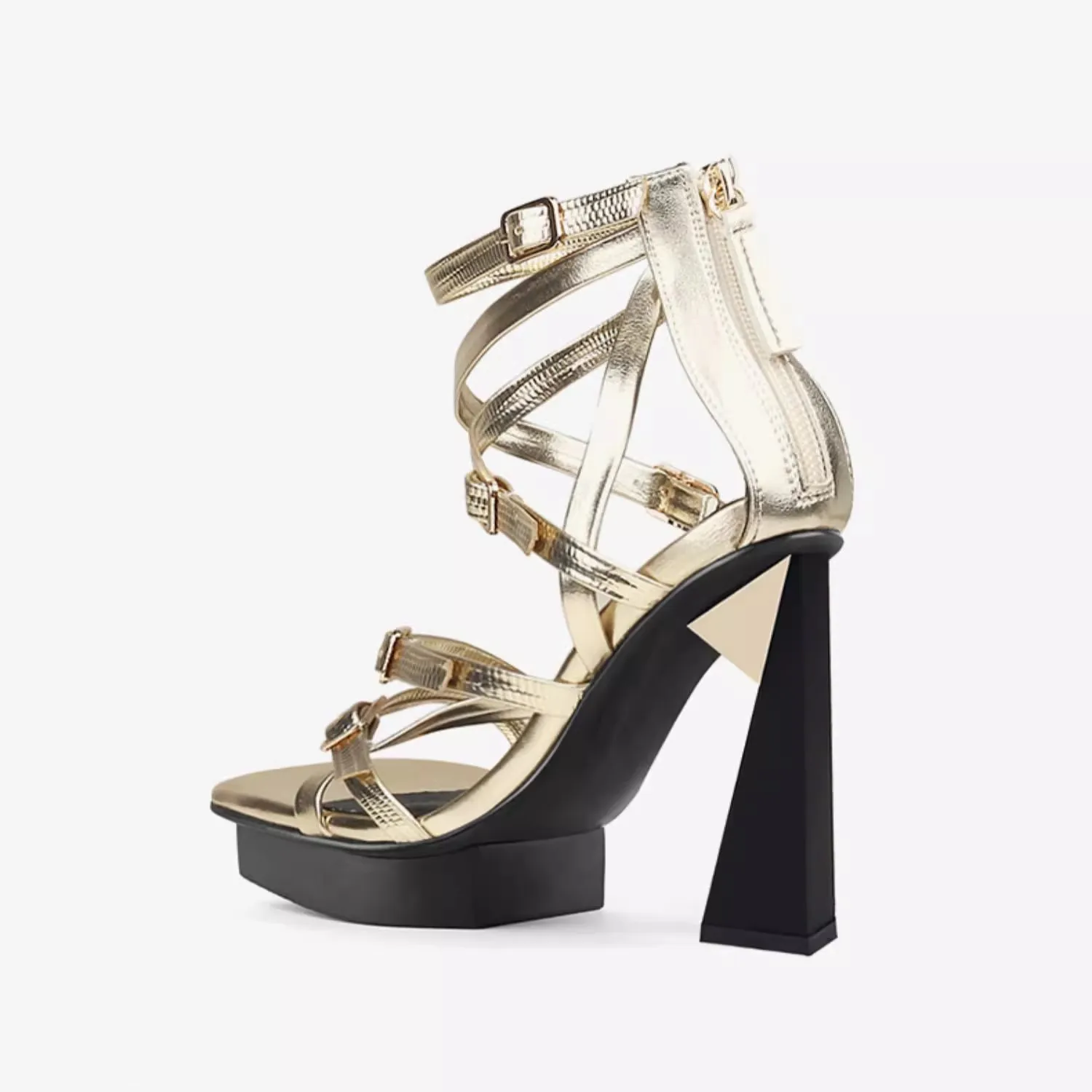 Summer Sandały Wąskie Paski Buty Ślubne Styl Europejski Seksowne Dziwne Na Obcasie Super Star Fashion Show Pumps