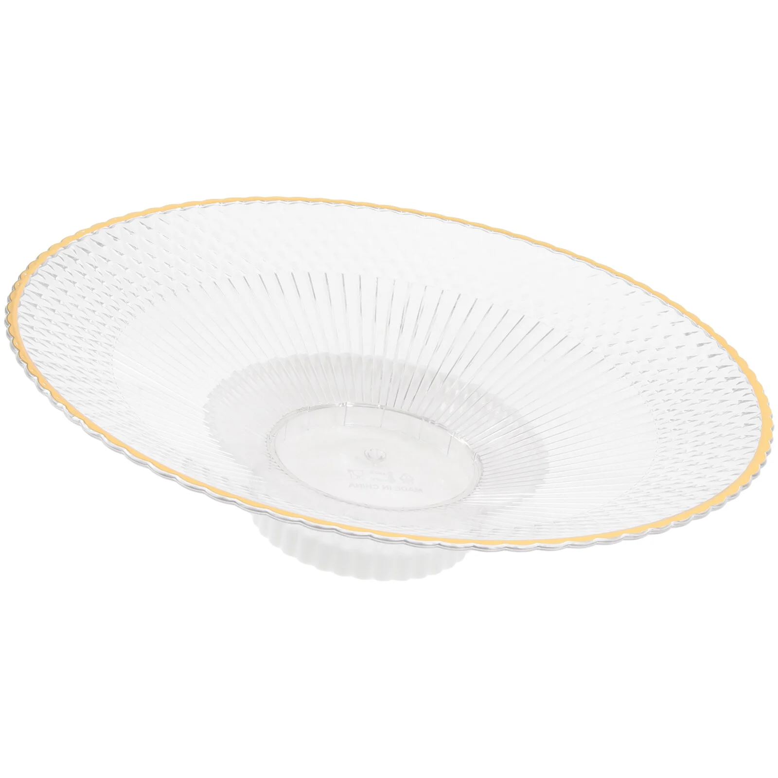 Plate Multi-function Dessert Tray Fruit Dried Fruits Serving Drain Display The Pet Trays