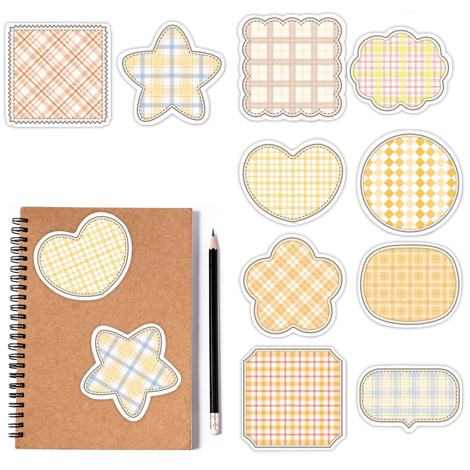 

Cute Flash Card Candy Color Paper Memo Sticky Note Paper Scrapbooking Sticker Pads Word Card Creative Stationery 100 Sheets