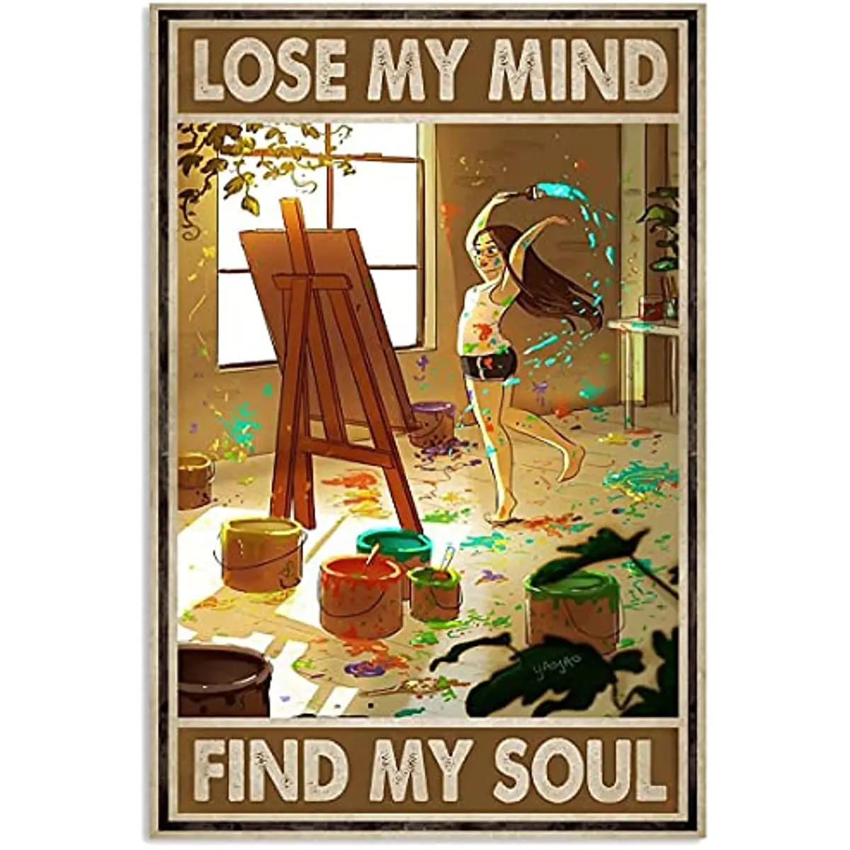 

Винтажный металлический жестяной знак «потеря моих ума», «Найдите мою душу», металлический плакат, новинка, жестяной металлический плакат, настенный Забавный Настенный декор