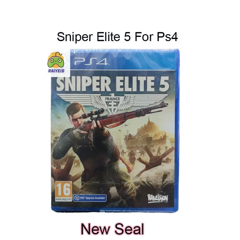 

Sniper Elite 5 With English Language PS4 New Sealed Entity Game Free Shipping