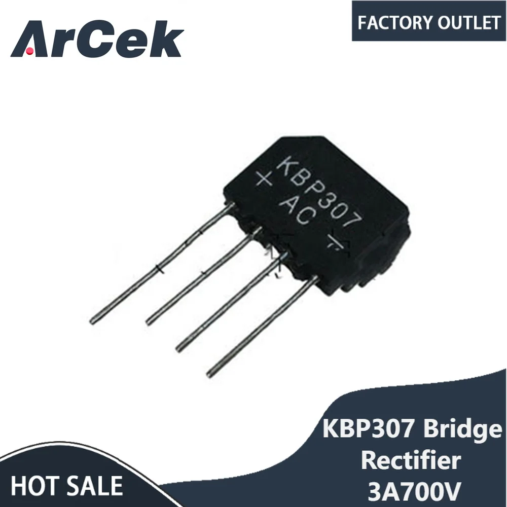 

Мостовой выпрямитель KBP307 3A700v, 10 шт.
