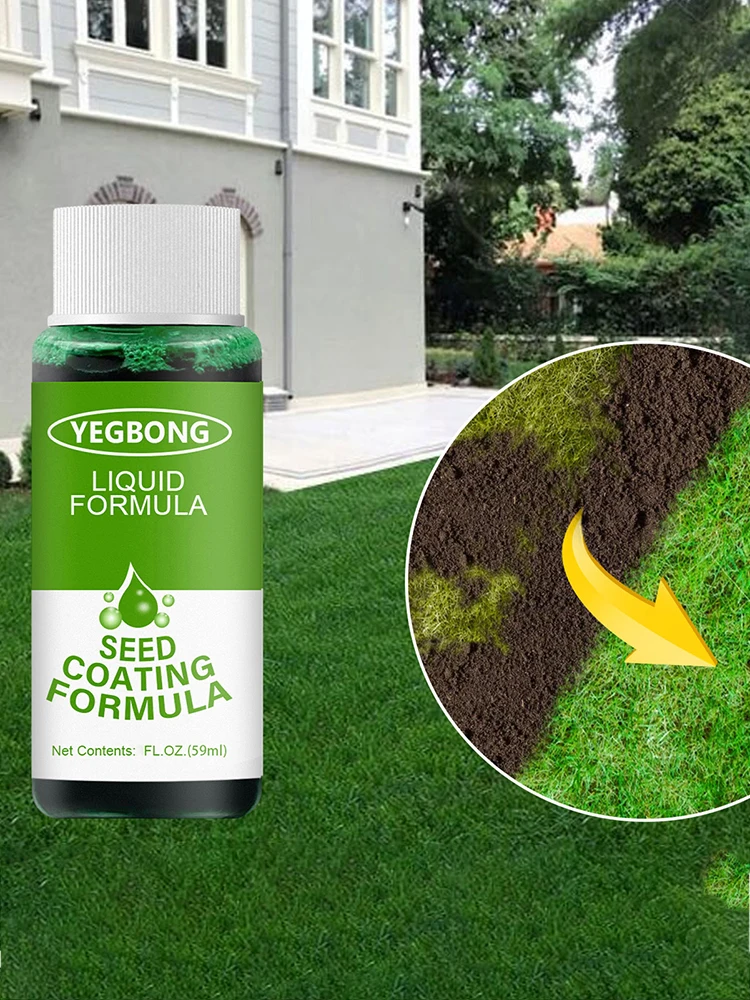 

Green Grass Lawn Spray Liquid Dog Spot Repair Green Lawn Care Hot Sale Gentle Long-Lasting For Dormant Dry Or Dead Grass 59ml