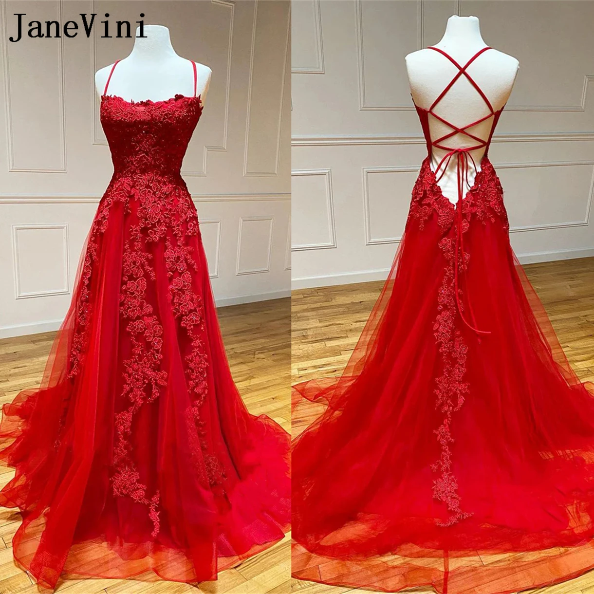 

Роскошное красное вечернее платье jaevini с аппликацией из бисера для женщин, элегантное женское официальное вечернее платье