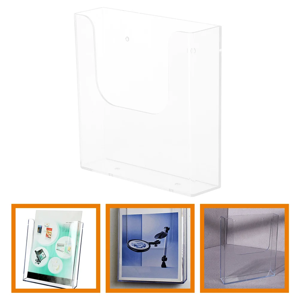 

Демонстрационная подставка, пластиковый органайзер для хранения документов, Офисная брошюра, настольный прозрачный органайзер для брошюр, прозрачная литература