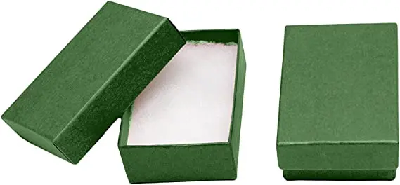 In Green Kraft With Removable Cotton Pad 2.5x1.8x1 (pack Of 25)