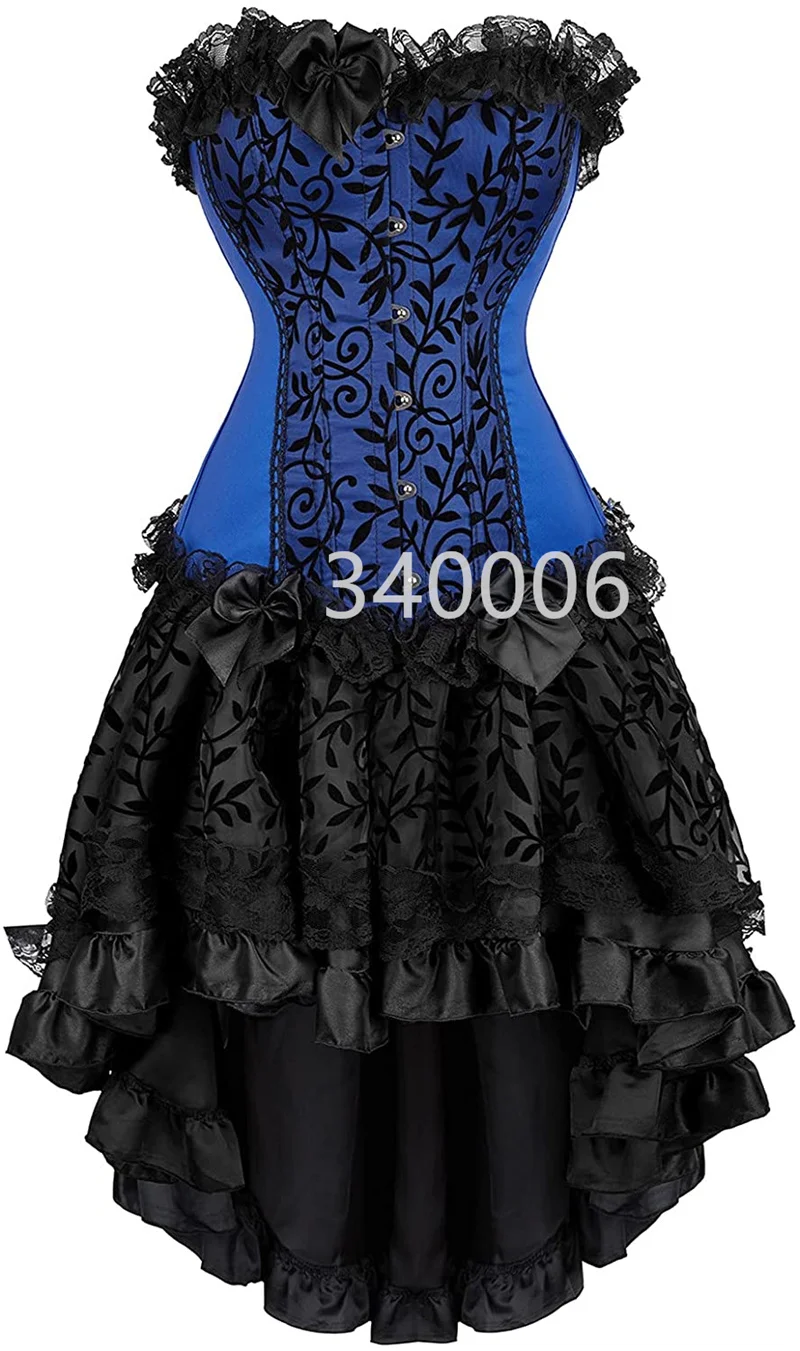 Корсет платье готический костюм для косплея Холтер корсет женщин сексуальный