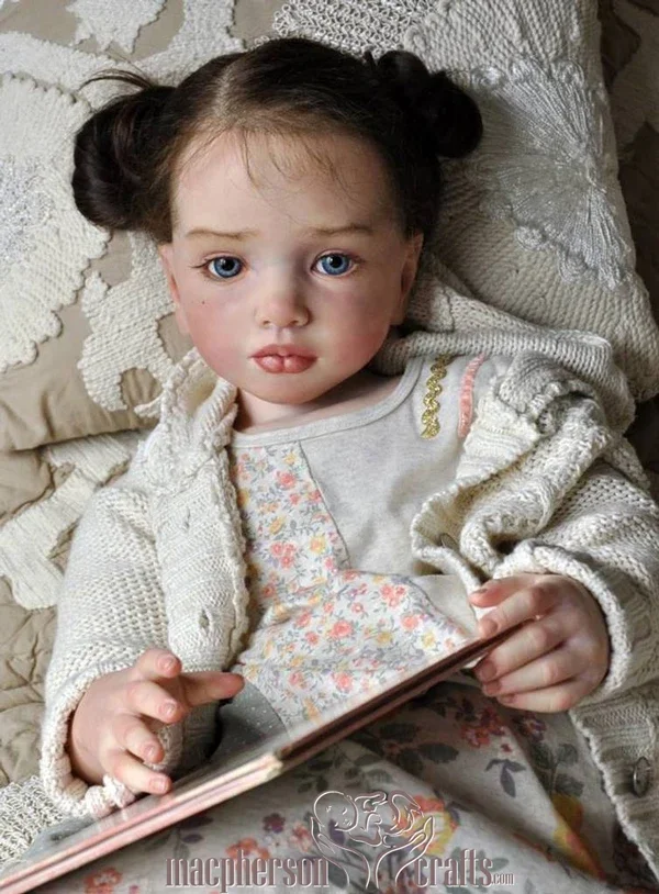 41-дюймовая эксклюзивная поставка Reborn Baby Aloenka с разъемами тканевый корпус