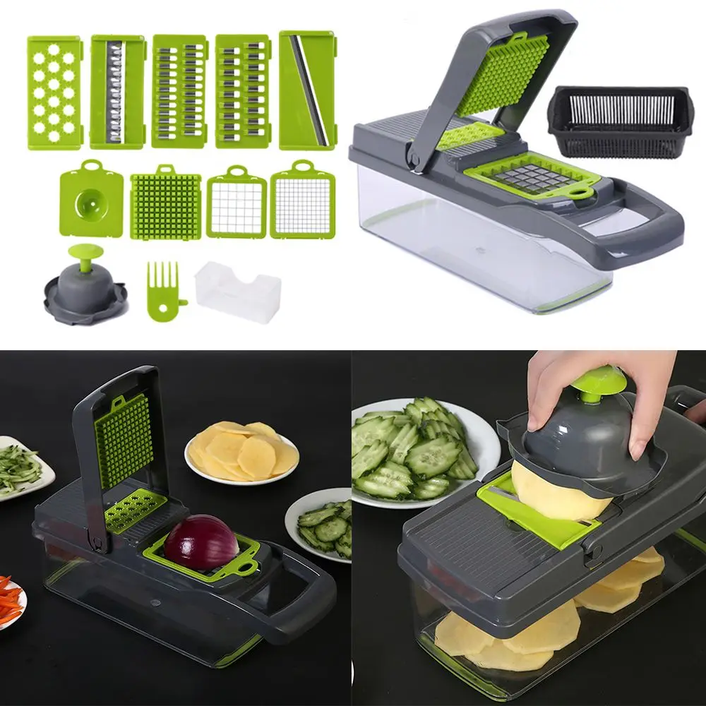 

Rotate Potato Shredder Multifunctional Kitchen Gadgets Radish Grater Vegetable Slicer Salad Fruit Peeler Food Cutter