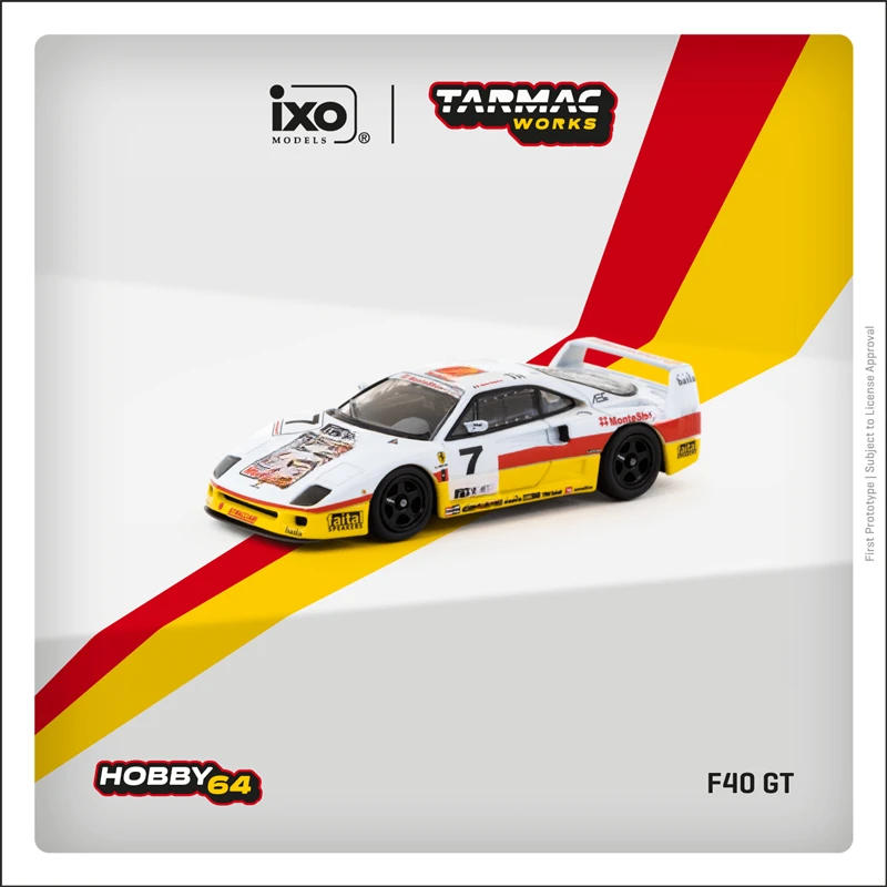 

Tarmac работает 1:64 F40 GT Модель автомобиля