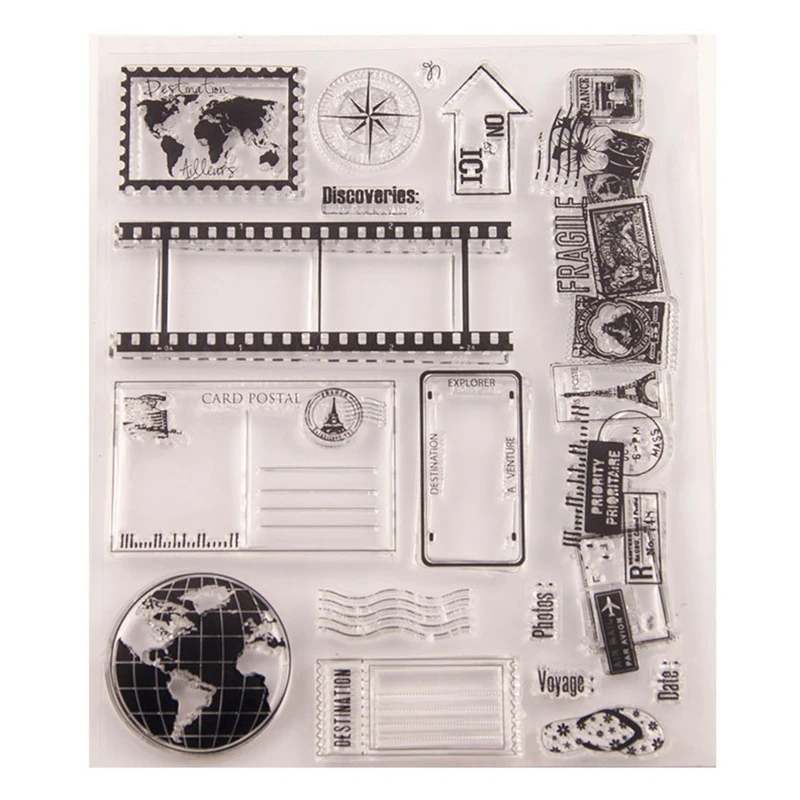 

Vintage Scrapbooking Stamps for DIY Scrapbooking Journaling Photo Album Diary