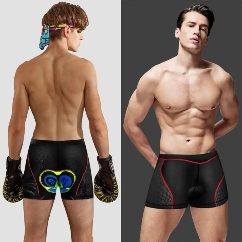 Мужские велосипедные шорты дышащее Сетчатое Велосипедное нижнее белье 5D гелевые