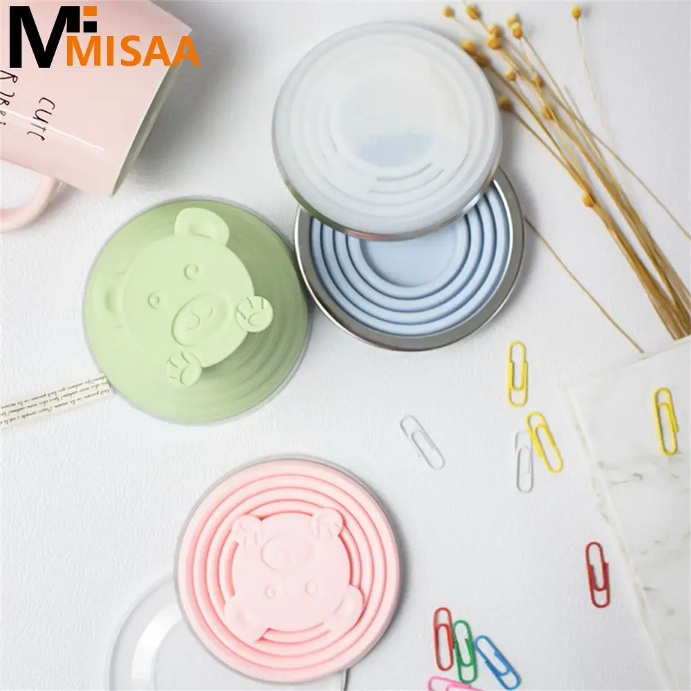 Silicone Cup 9 Colors. Small And Portable Scalable Ultra-thin Cover Foldable Home Supplies Telescopic Cup Silicone Cup Round