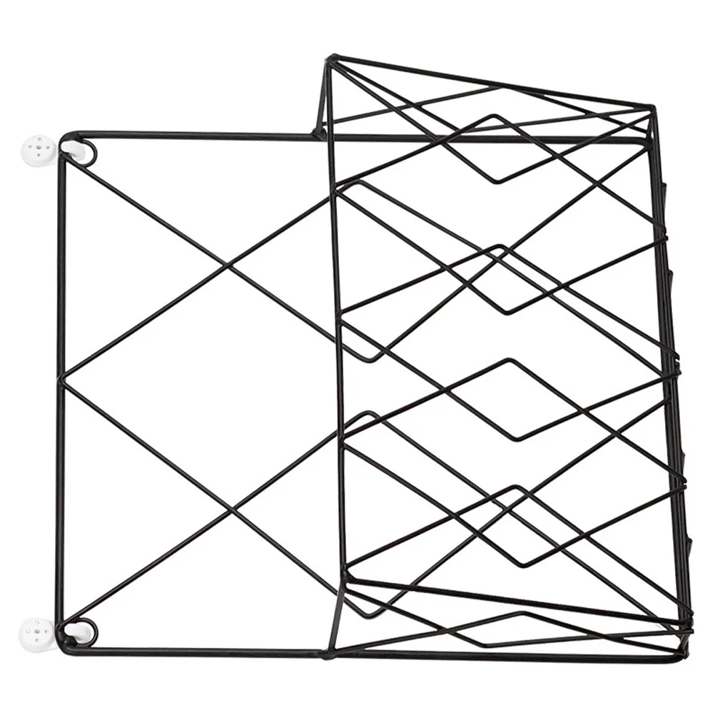 Hanging Wall File Organizers Book Supporter Folder Magazine Holder Rack Single Pocket Mount