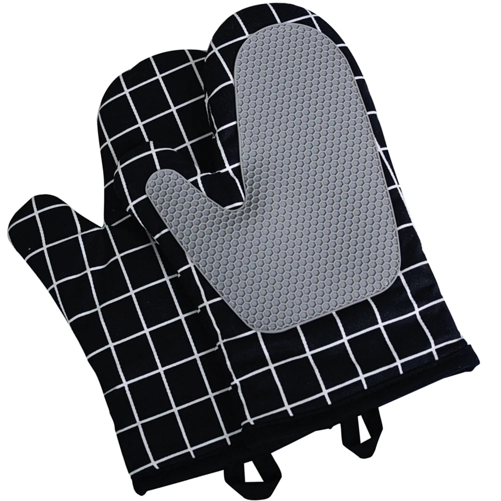 

1 Pair Kitchen Heat Resistant Mittens Mittens Mitten for Friends Protection Kitchen