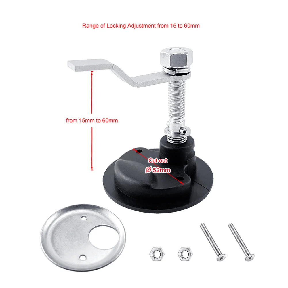 

Ship Hatch Deck Latch 1 Set 100*70*70mm 125 Grams 15 To 60mm Adjustable