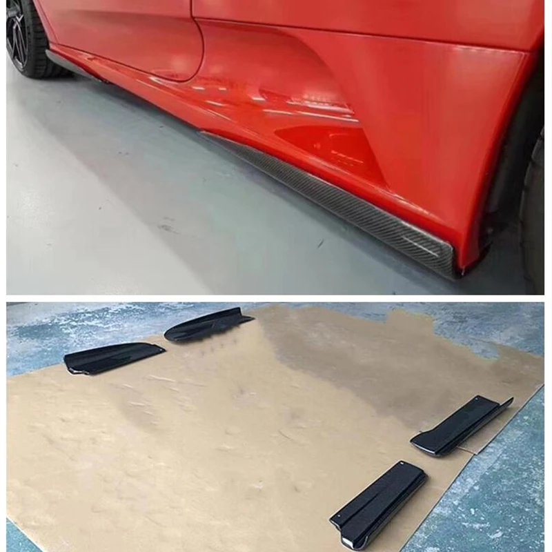 Комплект из юбки и спойлера ДЛЯ Ferrari 430 настоящего углеродного волокна