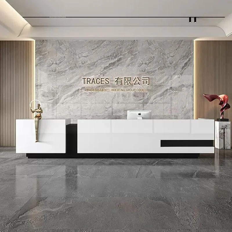 Роскошный офисный счетчик красоты Fisktion Роскошная мебель Современный приемный