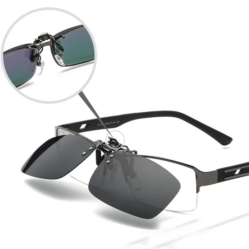 Поляризованные солнцезащитные очки с откидной клипсой для близорукости Очки