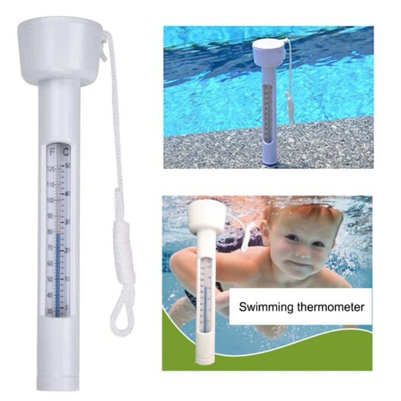 

1Pc Portable Swimming Pool Floating Thermometer Bathtub Fish Pond Thermometer Pool Special Thermometer Measure Accessories