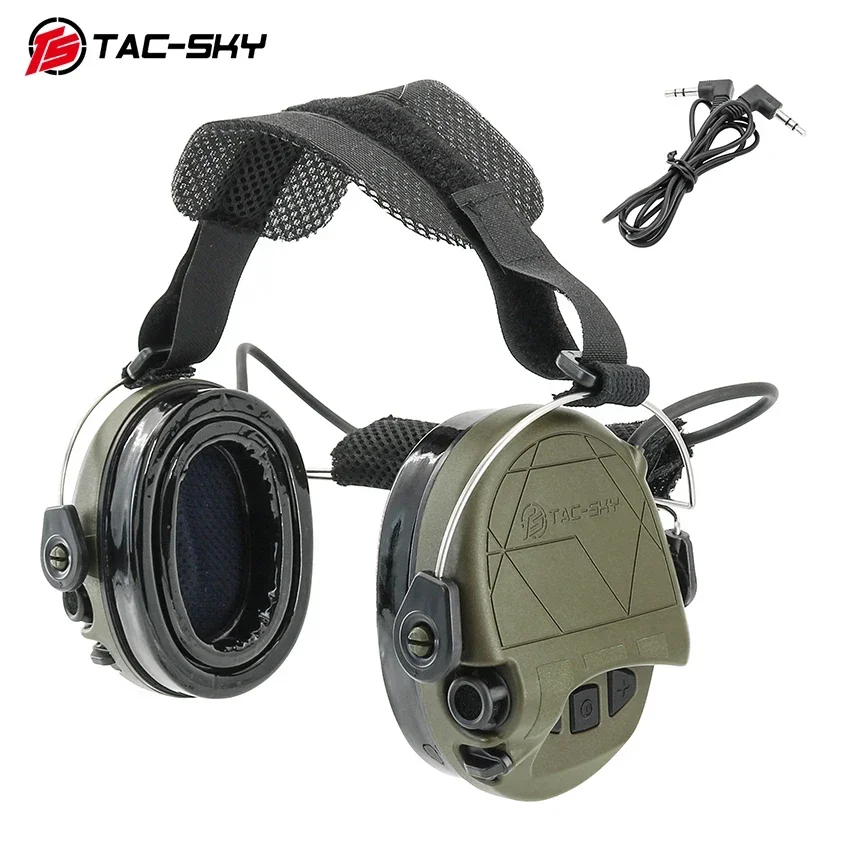 TS TAC-SKY TAC-302 IPSC Тактическая коммуникационная гарнитура с электронным