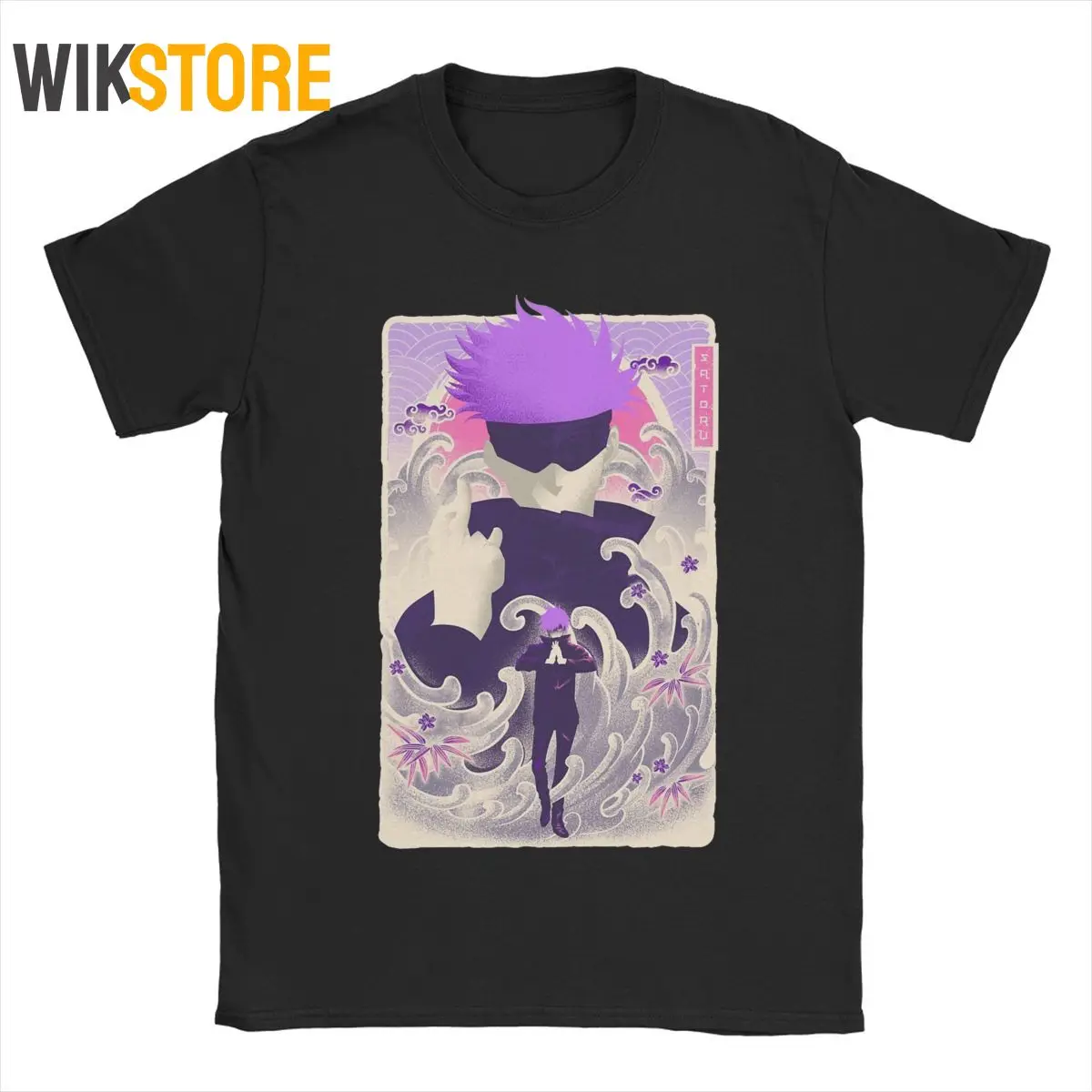 Мужская Винтажная футболка с коротким рукавом и круглым вырезом