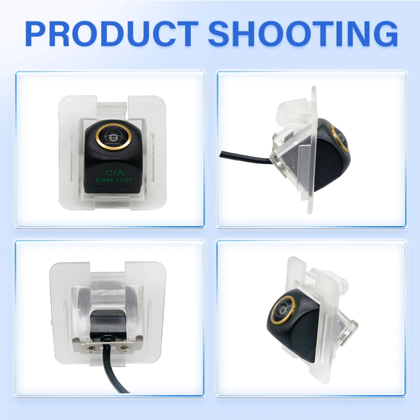 170 ° AHD 1920 × 1080P рыбий глаз камера заднего вида широкоугольная CCD для Mercedes Benz X204 GLK