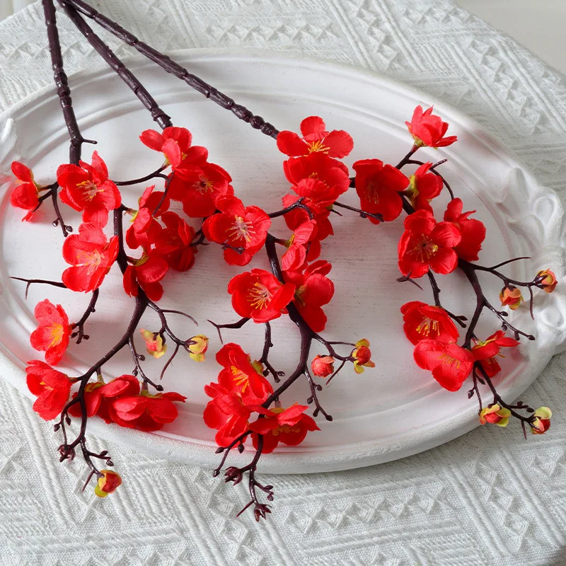 

Simulation Flowers Plum Blossom Home Wedding New Year Spring Festival Decoration Artificial Flower Photography Props