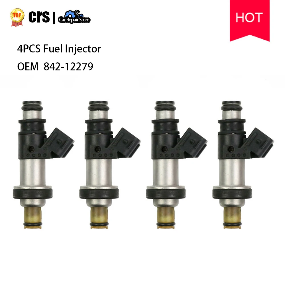 

4PCS Fuel Injectors Car Part OEM 842-12279 For 01-04 Honda Odyssey Pilot MDX 3.5L Acura CL TL 3.2L V6 84212279 06164-P8E-A00