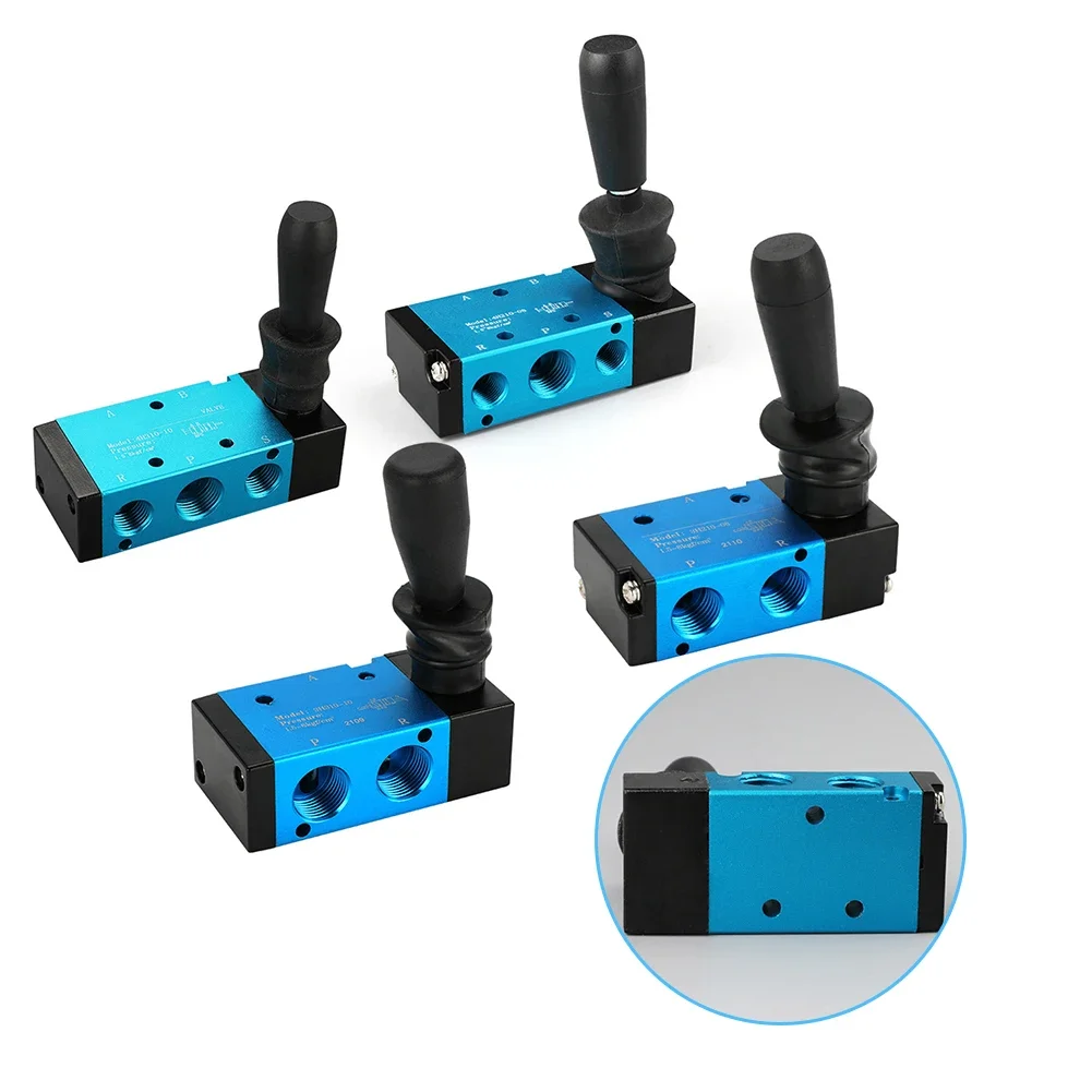 4H210-08 5/2-ходовой ручной рычаг пневматический клапан с глушителем и быстрым