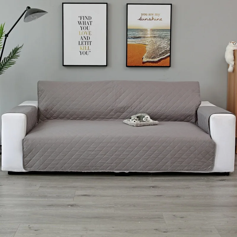 

Водонепроницаемый нескользящий чехол для дивана, тканевый Роскошный складной чехол для 1, 2, 3 мест в клетку, для гостиной