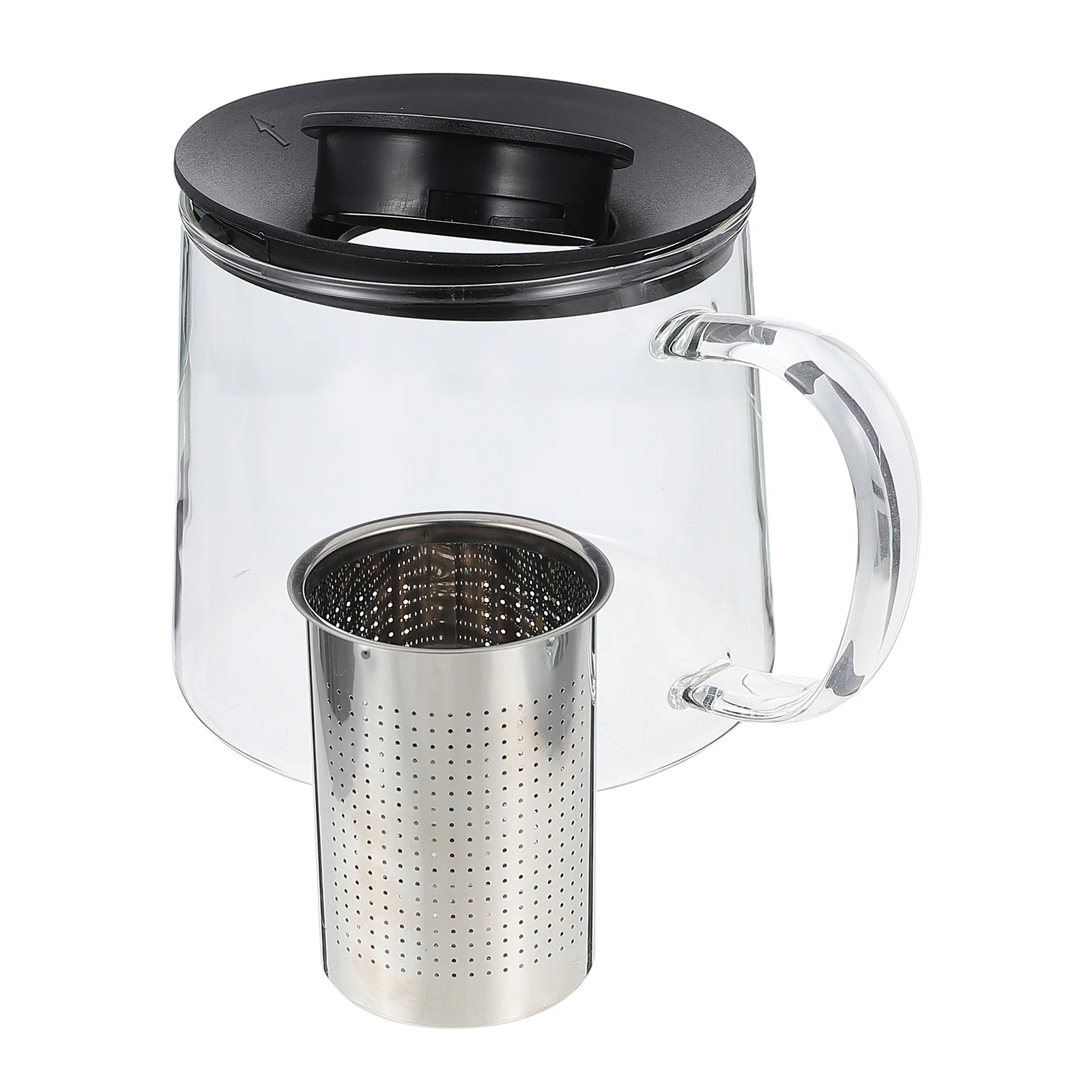 

Glass Teapot Teapot with Stainless Steel Filter Travel Teaware Tea Accessory