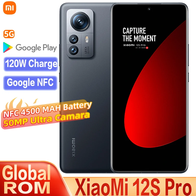 

Смартфон Xiaomi 12S Pro MI 12S Pro, глобальная прошивка, экран 6,73 дюйма, 2K AMOLED, Восьмиядерный процессор Snapdragon Gen 8 +, тройная камера 50 МП, NFC