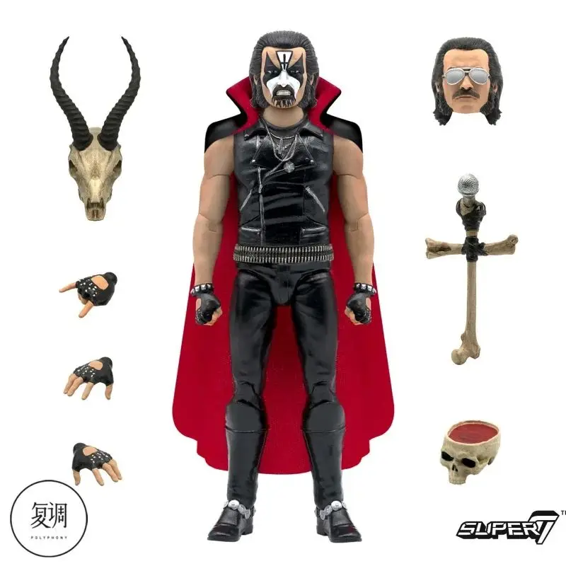 Оригинальная 7-дюймовая фигурка Super7 King Diamond Mercyful Fate Era статуя из ПВХ коллекция