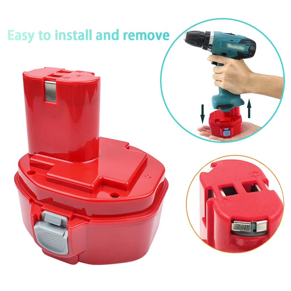 Аккумуляторная батарея 14 4 В 4000 мАч Ni-MH для электроинструментов Makita PA14 1420 1422 1433 1434