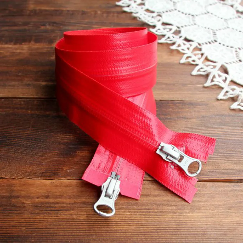 

Long Waterproof Ykk Zipper Double End 2-way Red Grey Purple Black Blue Green Hiking Ski Outdoor Sleeping Bag Sewing Accessories