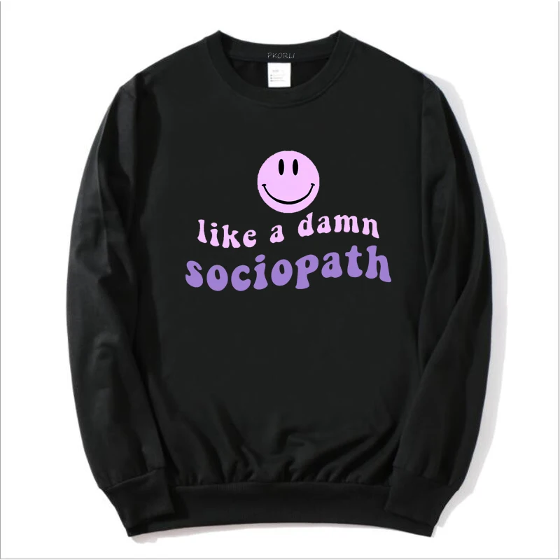 Толстовка с капюшоном в стиле социопата толстовка надписью Good 4 U Кислая Оливия