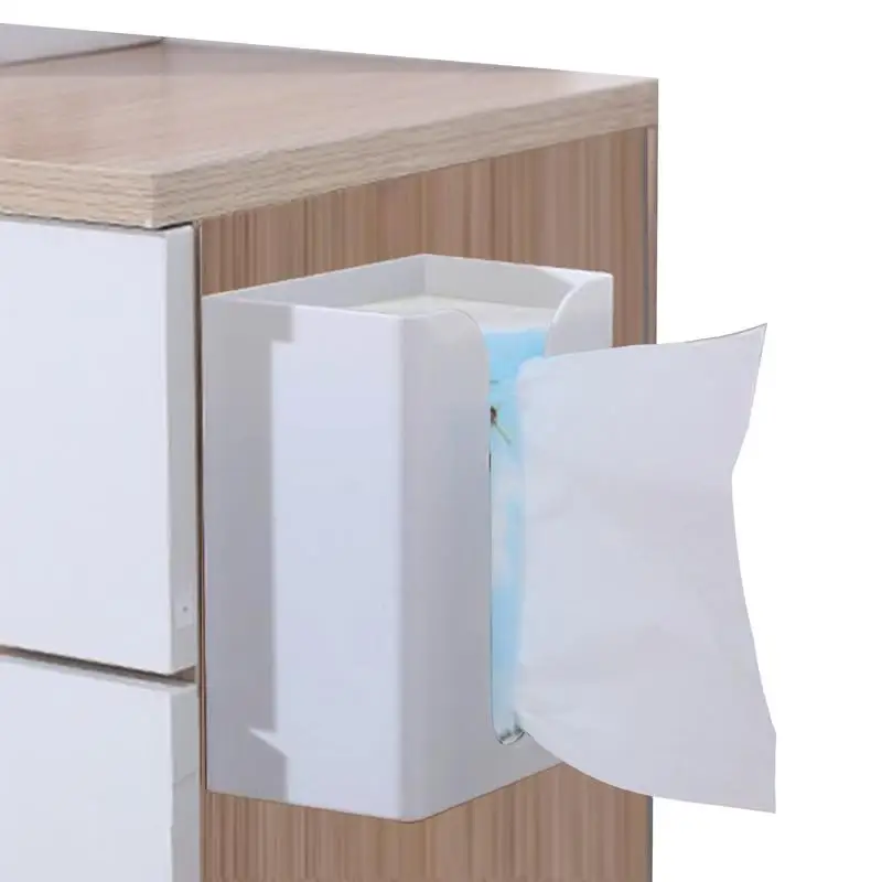 

Toilet Paper Holder Wall Mount Kitchen Tissue Box Nail-Free Kitchen Wall Mount Kitchen Paper Dispenser Compatible With Facial