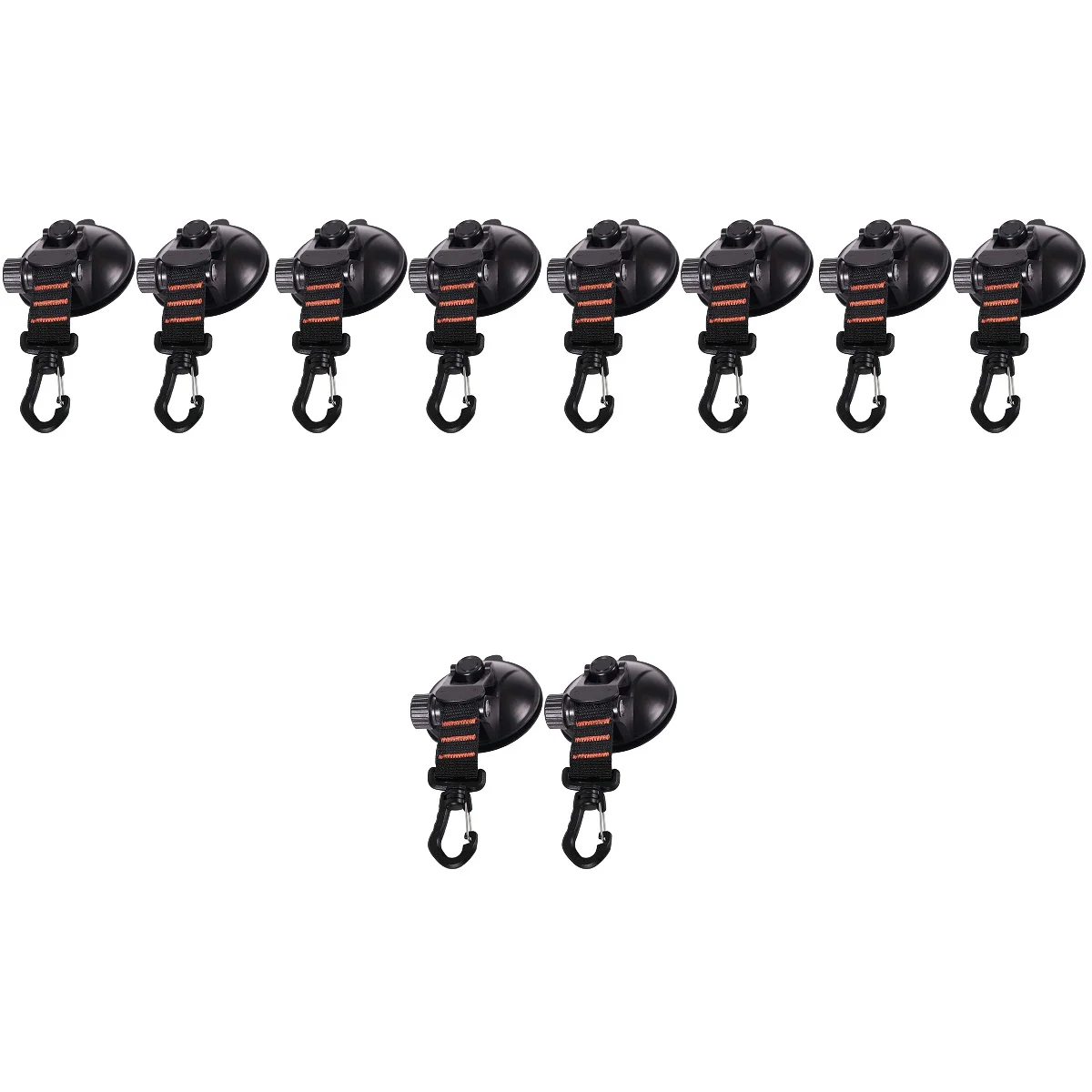 

10 pcs Bathroom Hook Multi-purpose Hook Window Suction Hanger Towel Hook