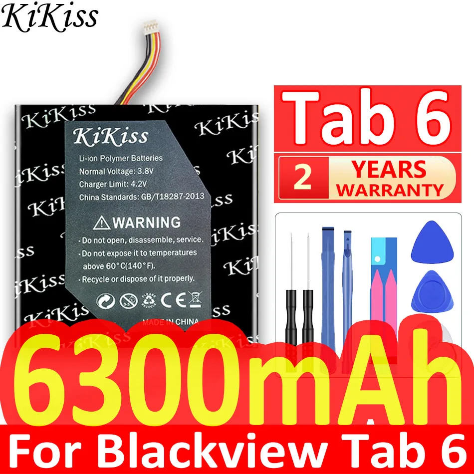 

KiKiss Tab 6(3210099) Tab 8E Tab 9(3395137) Tab 10(3395137) TAB 11 LI3295123PVUTL Battery for Blackview Tab 6 10 11 8E Tab8E