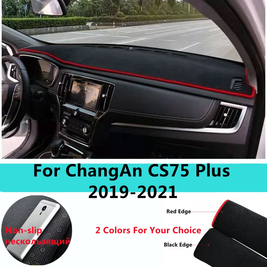 

SJ Non-Slip Car Inner Auto Dashboard Cover Dashmat Pad Sun Shade Dash Board Fit For ChangAn CS75plus 2019-2020-2021 YEAR