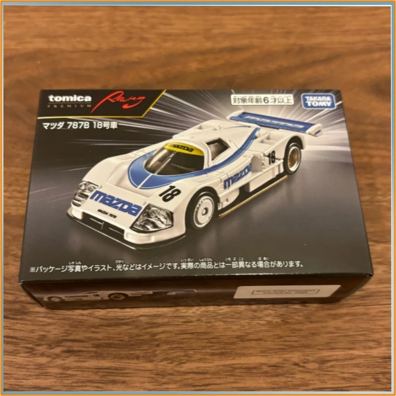 Фото Оригинальная модель автомобиля Tomica из сплава, гоночная Mazda 787b №18, игрушка-модель, подарок №4