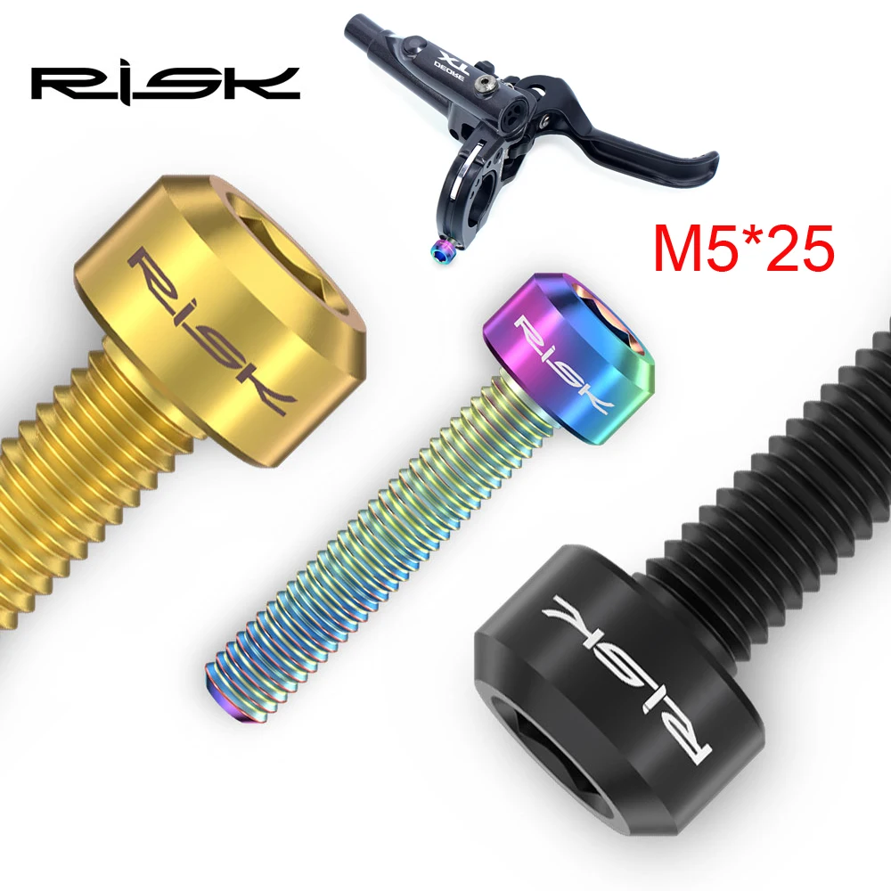 Удлиненные велосипедные винты M5 * 25 мм фиксированные болты для рычага тормоза