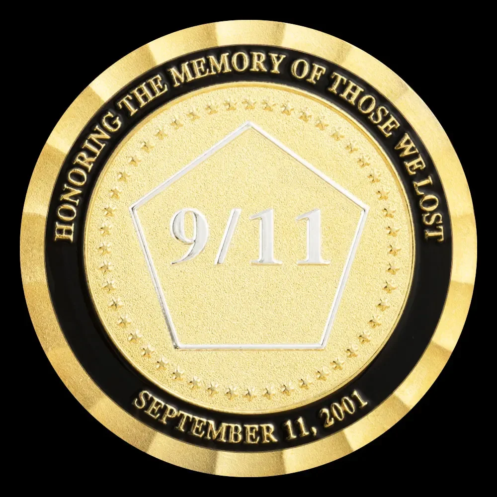 США 9/11 Всемирный торговый центр Towers United We Stand Never Forget Сувенирные монеты Honoring The Memory