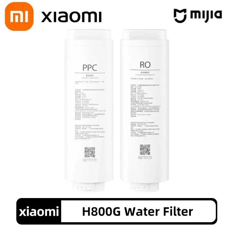 

Оригинальный очиститель воды Xiaomi H800G PPC Composite/RO фильтрующий элемент обратного осмоса, запасные части, аксессуары