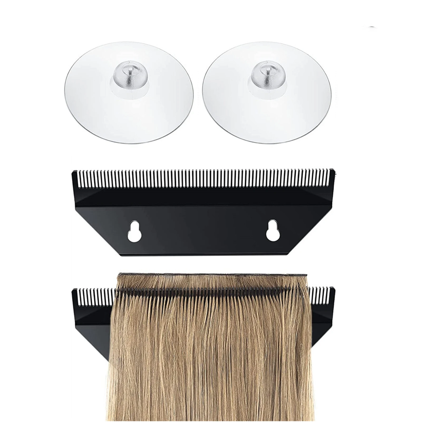 

Hair Extension Storage Holder Acrylic Hair Extension Organizer Hair Extension Tools For Efficient Coloring Washing Styling And