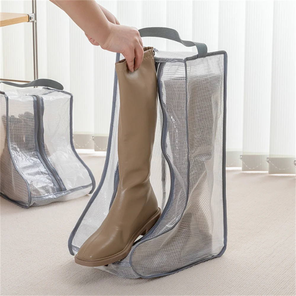 

Dust-proof Rain Boots Storage Bag Portable Shoes Organizer Zipper Pouch Travel Shoes Protection Holder Bag Closet Organizer Bag