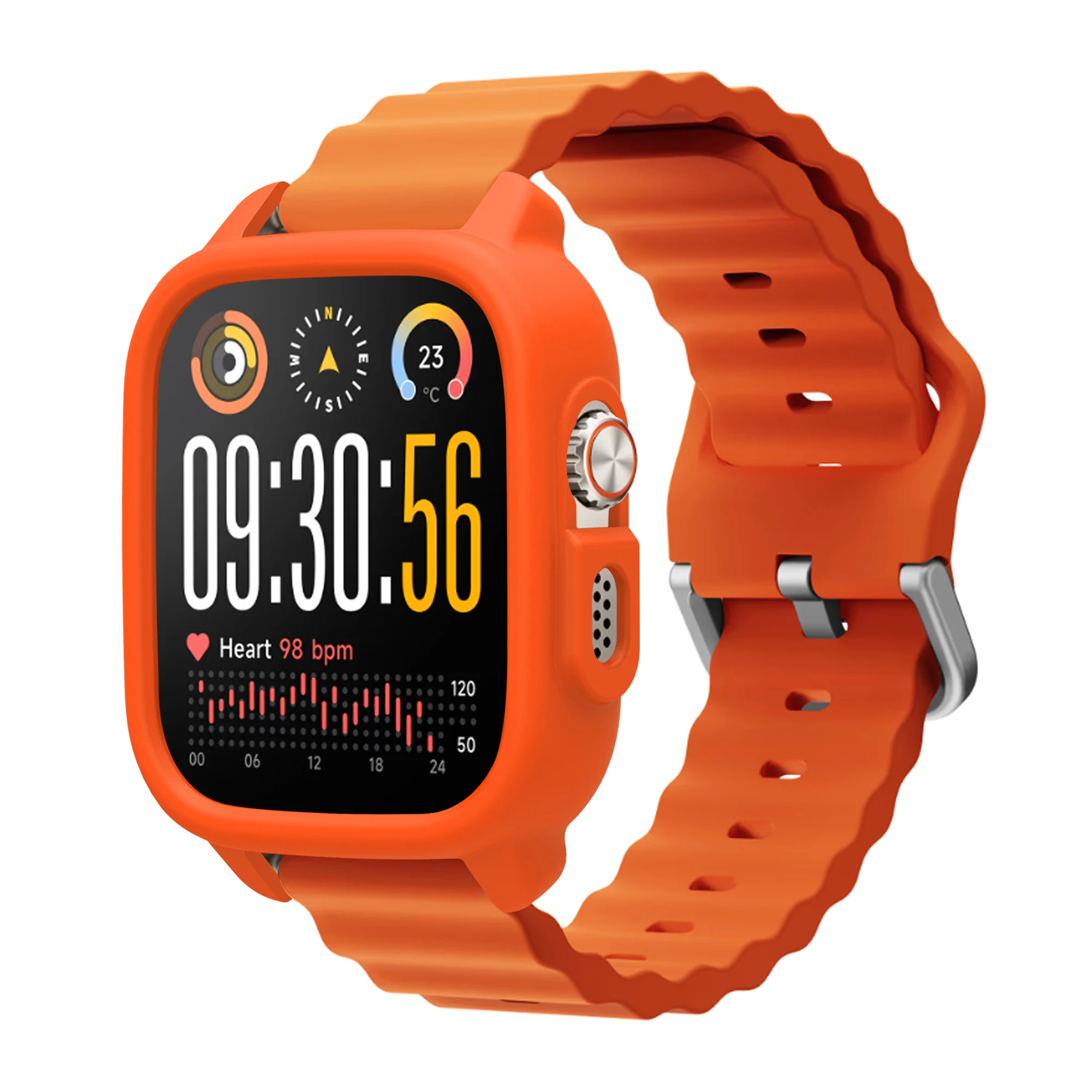 Фото Силиконовый защитный чехол + 3 шт. защитных стекол для Realme Watch 5, защитная пленка для смарт-часов, полая рамка и аксессуары для пленок №5