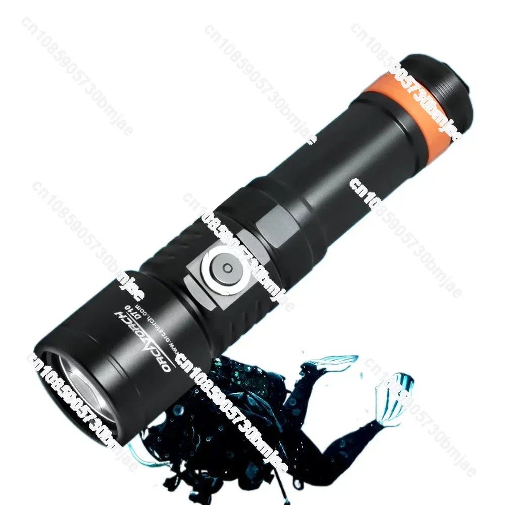 Водонепроницаемый подводный фонарик OrcaTorch D710 3000 люмен с узким лучом 6 градусов 150