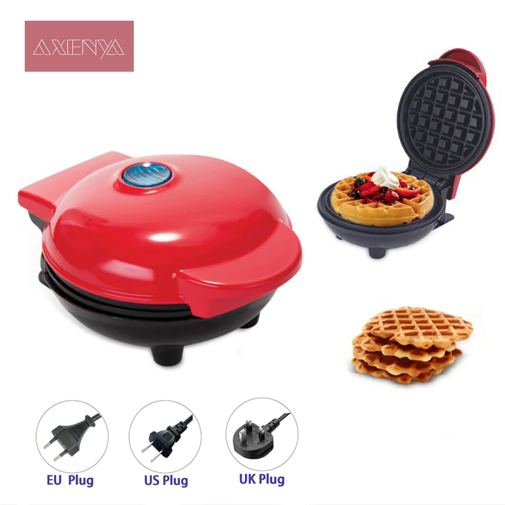 

Mini Waffles Maker 110V 220V Electric Egg Cake Oven Breakfast Bread Sandwiches Dessert Non-Stick Pan Pot Kitchen Cooking Machine